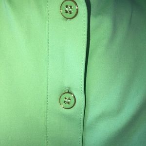 JMcLaughlin 3/4 Sleeve Catalina Cloth  Court Shirt